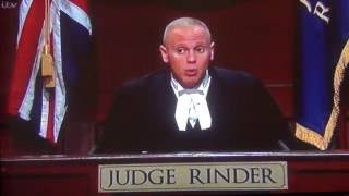 Judge Rinder - Dont Accept Someone's Word Just because......