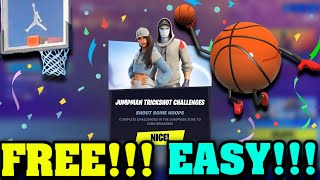 Fortnite: Jumpman 🏀 Trickshot Challenges!!! - ⭐️FREE REWARDS!!! - (Fortnite X Michael Jordan)