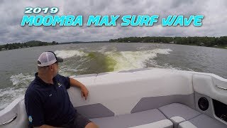 2019 Moomba Max initial stock surf wave test (with and without AutoWake)