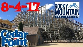 Clearence Issue and new inversion! Cedar Point RMC Update! (8-4-17)