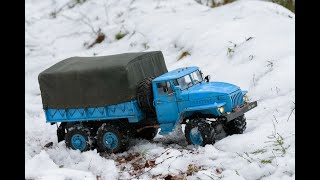 Ural 4320 (Урал 4320) winter off-road - RC scale truck [Cross RC UC6] part 2