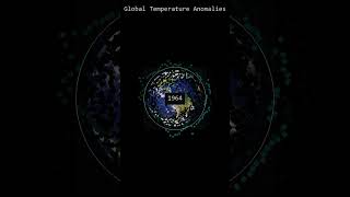 climate change, can you see it? global temperature anomalies #python visualization. #shorts