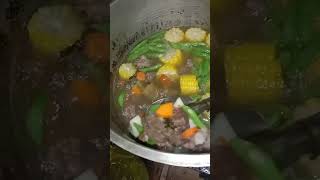 Bulalo at Pancit