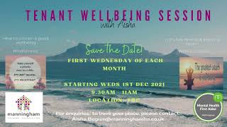 Tenant Wellbeing Session