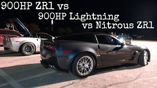 900HP ZR1 vs 900HP Lightning vs 900HP+ Nitrous ZR1