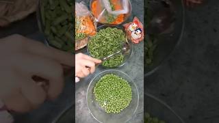 تفريز الفاصوليا الخضره ☘️بطريقه المصانع 🏭 بدون ماتجلد منك ويفضل لونها أخضر #cooking # shorts #food