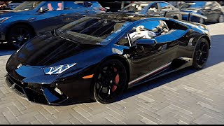 Black Lamborghini Huracan Performante | Carspotting + Slow Mode + Reverse Experience