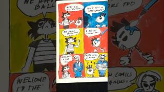 Sketchbook Royal Talens: Comic Strip: Welcome to the 90s #royaltalens #90s #goldenartistcolors