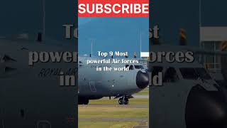 Top 9 Most Powerful Air Forces in the World 2022💪 #india #usa  #russia #china #viral #shorts