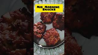 Mid Morning Snacks/ Pakoras #shorts #foodvlog #ytshorts #snacks #pakora #healthysnacks #punjabisong