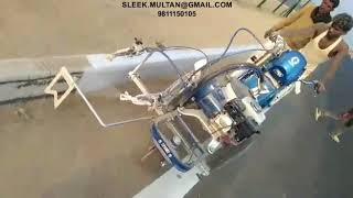 PAINTING VIDEOS -AIRLESS SPRAY MACHINE (FOR ROAD MARKING, KERB STONE & CRASH BARRIER PAINTING ASIAN)