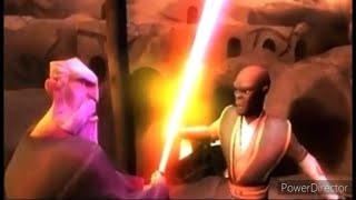 Star Wars: The Clone Wars - Mace windu vs Count Dooku