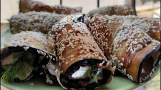 рулет из баклажанов / eggplant roll