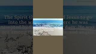 The Temptation of Jesus - Mark 1:12-15 #shorts #bible #gospel