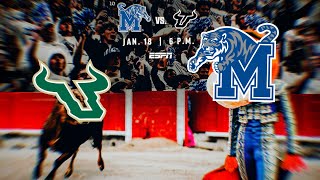 Memphis Tigers Basketball Best Highlights vs. South Florida