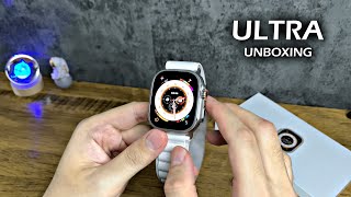 Apple Watch Ultra unboxing aesthetic and accessories