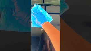 SATISFYING POV of wiping off CERAMIC COATING - WATCH it go from dull to shiny! #shorts #detailing