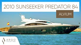 Sunseeker Predator 84 'Alvium' | Yacht Tour