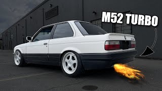 Turbo M52 Swapped E30 - Full Stainless 3" Exhaust Build