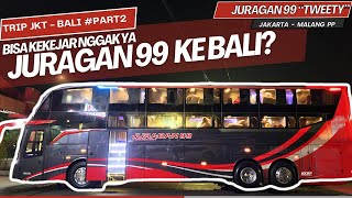 PERJALANAN MENDEBARKAN BERSAMA BUS SULTAN DOUBLE DECKER TERUNIK !! Juragan 99 Tweety Jakarta Malang