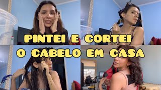 Pintei e cortei o cabelo em casa / 5.1 castanho claro acinzentado.