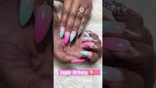 spending money on myself #birthday #happybirthday #pop #nailart #happy #smile #music