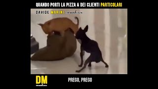 Quando porti la pizza a dei clienti particolari