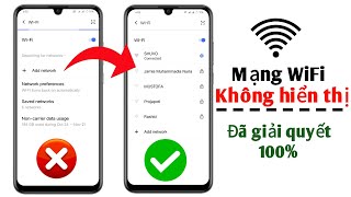 Đã giải quyết sự cố không hiển thị tên mạng Wi-Fi trên Android | Không phát hiện tên mạng WiFi