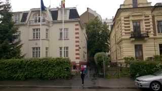 Voting at the Embassy. European Parliament May 2014.