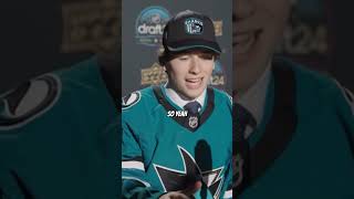 Macklin Celebrini On Being Drafted No. 1 Overall #nhl #hockey