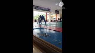 juara 1 kelas 60kg...Bagas Armanda Walikota cup metro