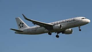 Croatia Airlines Airbus A320 9A-CTO landing at Zurich Airport