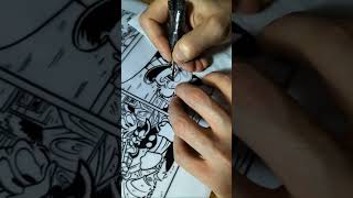 precision into the softest lines when inking comics