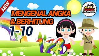 mengenal angka 1 sampai 10 dan berhitung anak | edumotion animasi pendidikan bahasa indonesia