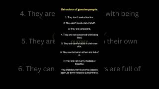 Behaviour of genuine people Save For Later #motivation #fyp