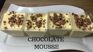 White Chocolate Mousse Recipe By 3 Ingredients | Decadent And Delicious Dessert