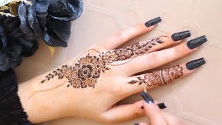 amazing New beautiful stylish mehndi design back hand | easy simple mehndi |mehndi design | Mehndi