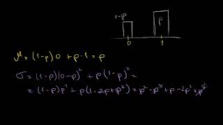 Բեռնուլիի բաշխման միջինի և վարիացիայի բանաձևերը | Վիճակագրություն | «Քան» ակադեմիա