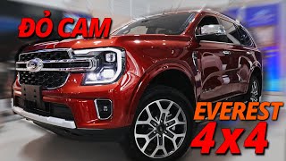 Màu ĐỎ CAM tuyệt phẩm trên EVEREST 4x4 2023 - Xem màu xe thực tế cùng Sang Ford