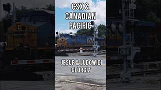 CSX & Canadian Pacific Duo, Jesup & Ludowici, Georgia