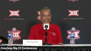 Houston Cougars Kelvin Sampson following loss to Iowa State in Big 12 Tournament Championship Game