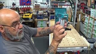 Demo of Makita 18 Volt cordless trim router.