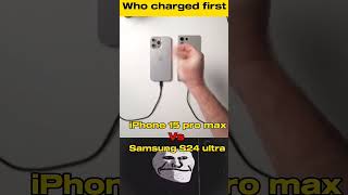 Samsung vs iPhone Who Charge First? #shorts