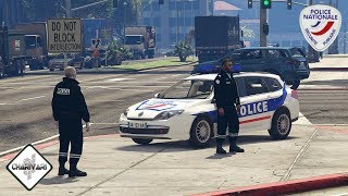 GTA 5 LSPDFR - POLICE NATIONALE - RENAULT LAGUNA - PATROUILLE 56 - UN COLLEGUE MALADE