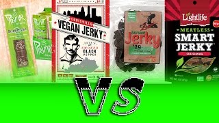 Vegan Jerky Taste Test and Review!  |  Way Better Than Beef Jerky