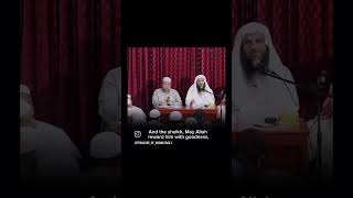 Shaykh Abdurazzaq Al-Badr's beautiful exchange with his student.