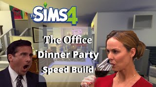 Sims 4 Speed Build: The Office Dinner Party Edition! | JAN AND MICHAEL'S CONDO | // NO CC //