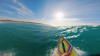 (RAW POV) Surfing A Big South African Point Break W/ The GoPro HERO 12 + Max Lens Mod 2.0