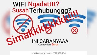 Cara memperbaiki wifi laptop tidak bisa connect ke hp (can't connect to this network) 100% berhasil