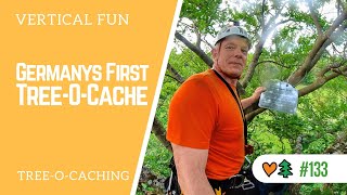 🇩🇪 Germanys First Tree-O-Cache - Tree-O-Caching - #VerticalFun #treeocache133 - no T5 Geocaching